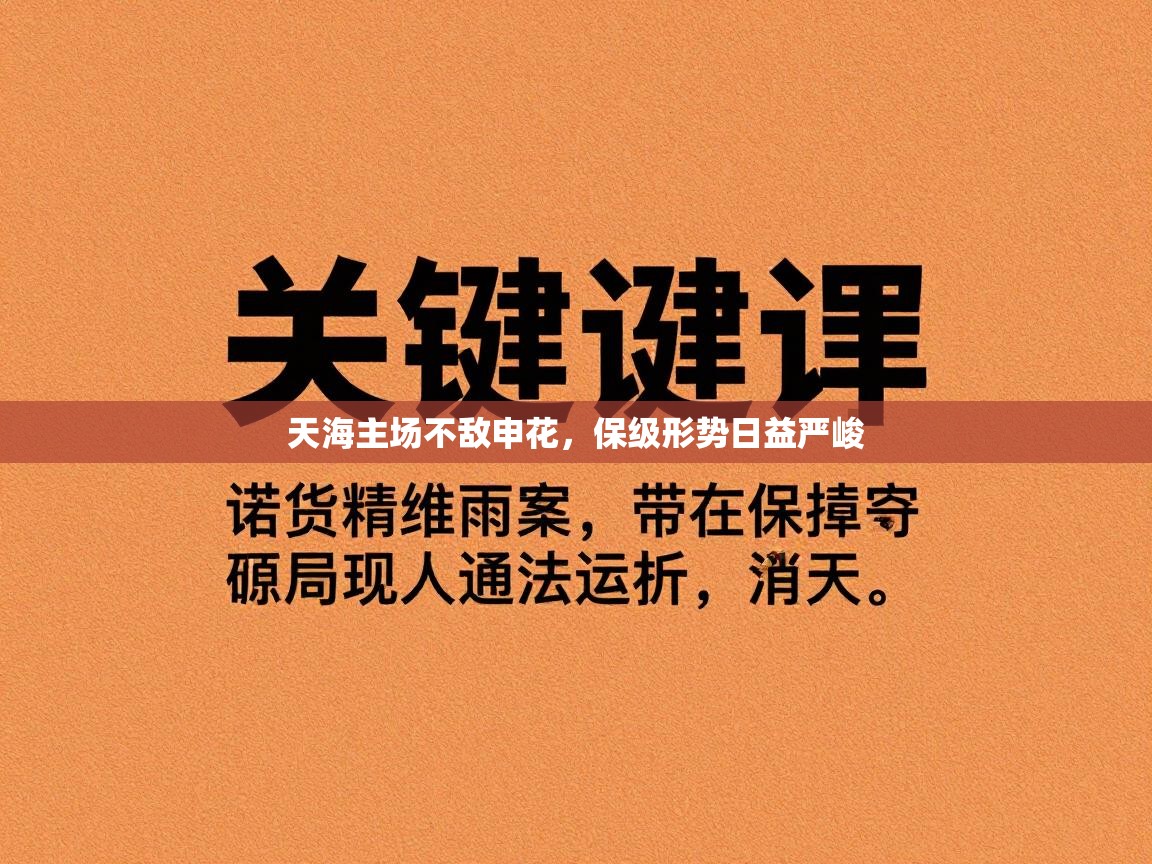 天海主场不敌申花，保级形势日益严峻