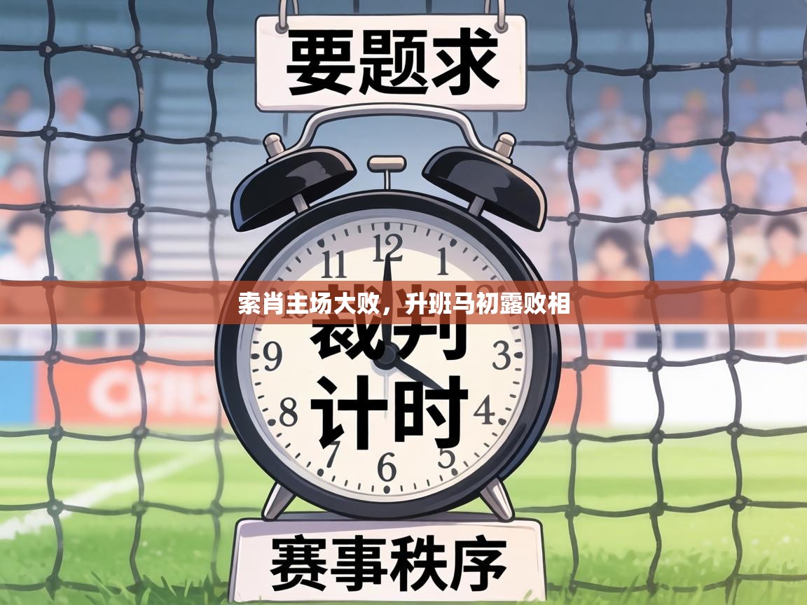 索肖主场大败,升班马初露败相 第1张